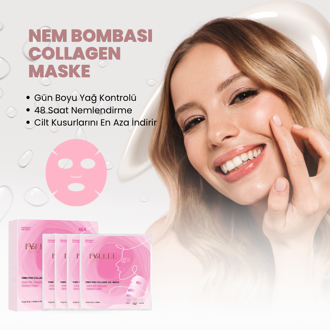 PDRN Pink Collagen Gel Maske – Feuchtigkeit & Straffung